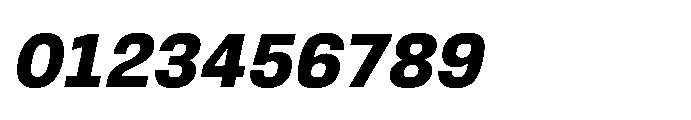 JHC Noda Norm Extrabold Italic Font OTHER CHARS