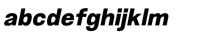 JHC Noda Norm Extrabold Italic FONT