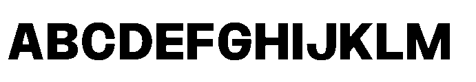 JHC Noda Norm Extrabold Font UPPERCASE