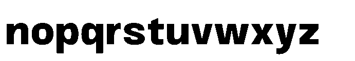 JHC Noda Norm Extrabold Font LOWERCASE