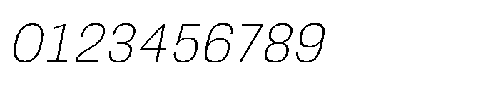 JHC Noda Norm Extralight Italic Font OTHER CHARS