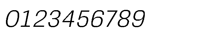 JHC Noda Norm Light Italic Font OTHER CHARS