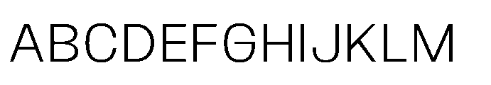 JHC Noda Norm Light Font UPPERCASE