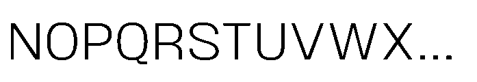 JHC Noda Norm Light Font UPPERCASE