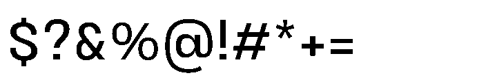 JHC Noda Norm Medium Font OTHER CHARS