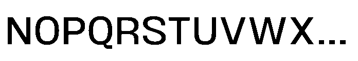 JHC Noda Norm Medium Font UPPERCASE
