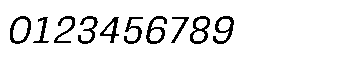 JHC Noda Norm Regular Italic Font OTHER CHARS