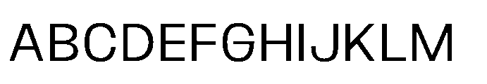 JHC Noda Norm Regular Font UPPERCASE