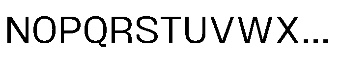 JHC Noda Norm Regular Font UPPERCASE