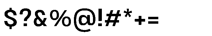 JHC Noda Norm Semibold Font OTHER CHARS