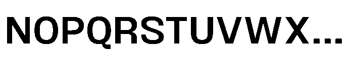 JHC Noda Norm Semibold Font UPPERCASE