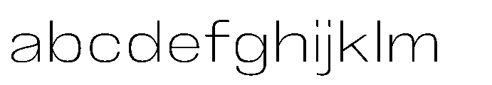 JHC Noda Wide Extralight FONT