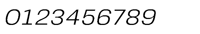 JHC Noda Wide Light Italic Font OTHER CHARS