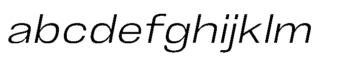 JHC Noda Wide Light Italic FONT