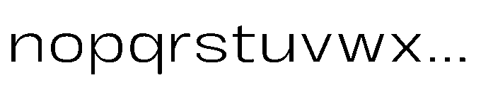 JHC Noda Wide Light Font LOWERCASE