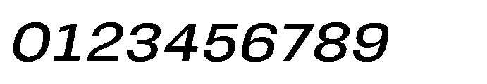 JHC Noda Wide Medium Italic Font OTHER CHARS