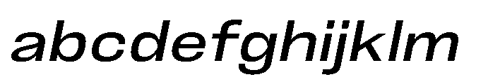 JHC Noda Wide Medium Italic FONT