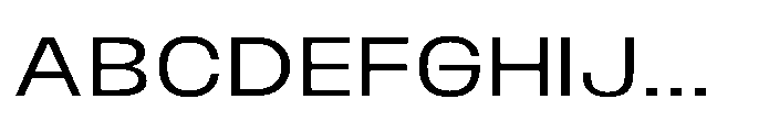 JHC Noda Wide Regular Font UPPERCASE