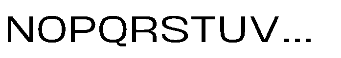JHC Noda Wide Regular Font UPPERCASE