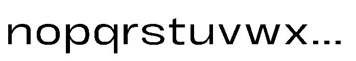 JHC Noda Wide Regular Font LOWERCASE