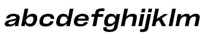 JHC Noda Wide Semibold Italic FONT