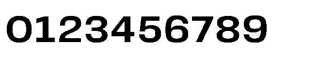 JHC Noda Wide Semibold Font OTHER CHARS