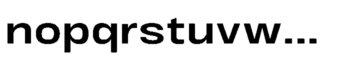 JHC Noda Wide Semibold Font LOWERCASE