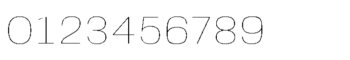 JHC Noda Wide Thin Font OTHER CHARS