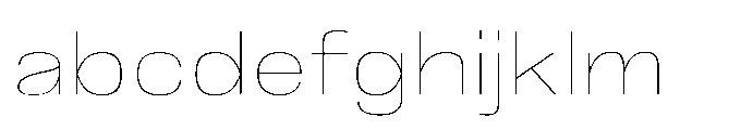 JHC Noda Wide Thin FONT