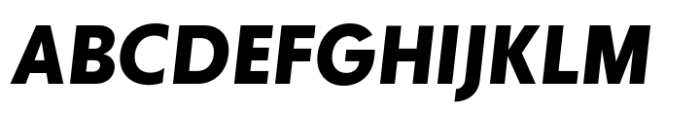 JHC Notion Bold Italic Font UPPERCASE