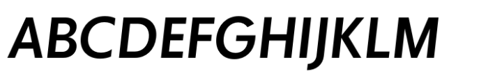 JHC Notion Medium Italic Font UPPERCASE