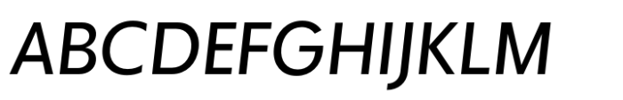 JHC Notion Regular Italic Font UPPERCASE