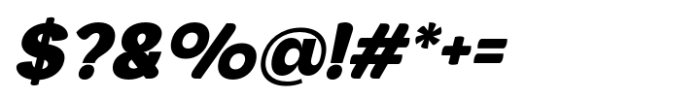 JHC Rasbora Black Italic Font OTHER CHARS