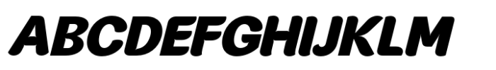 JHC Rasbora Black Italic Font