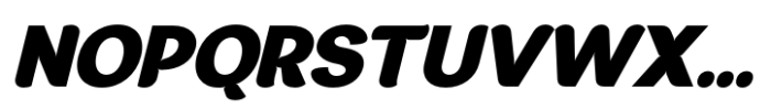 JHC Rasbora Black Italic Font UPPERCASE
