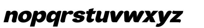 JHC Rasbora Black Italic Font LOWERCASE