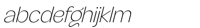 JHC Rasbora Extralight Italic FONT