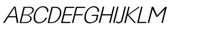 JHC Rasbora Light Italic Font UPPERCASE