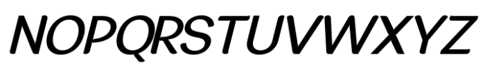 JHC Rasbora Medium Italic Font UPPERCASE