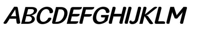 JHC Rasbora Semibold Italic Font UPPERCASE