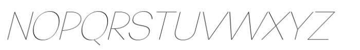 JHC Rasbora Thin Italic Font UPPERCASE