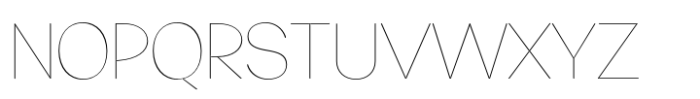 JHC Rasbora Thin Font UPPERCASE