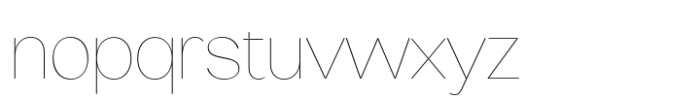 JHC Rasbora Thin Font LOWERCASE