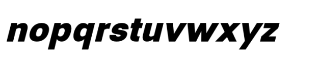 JHC Sineas Black Italic Font LOWERCASE