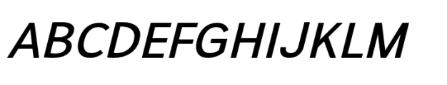 JHC Sineas Medium Italic Font UPPERCASE