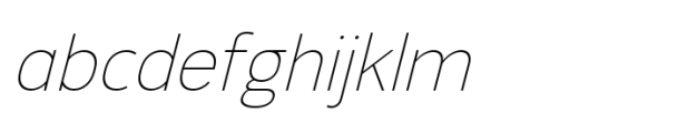 JHC Sineas Thin Italic FONT