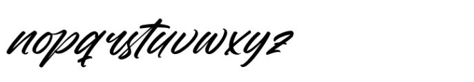 Jhapota Magrelo Italic Font LOWERCASE