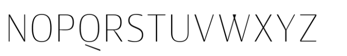Jheronimus Contrast Thin Font UPPERCASE