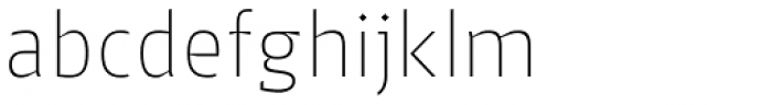 Jheronimus Thin Font LOWERCASE