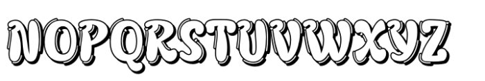 Jhictur Shadow Font UPPERCASE